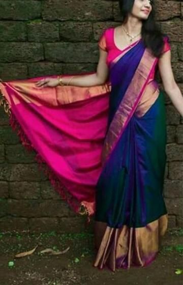 new saree Saree Color Combinations, Latest Silk Sarees, Uppada Pattu Sarees, Saree Beautiful, Blue Silk Saree, Kanjivaram Sarees Silk, Pattu Saree Blouse Designs, Silk Sarees With Price, Wedding Saree Collection