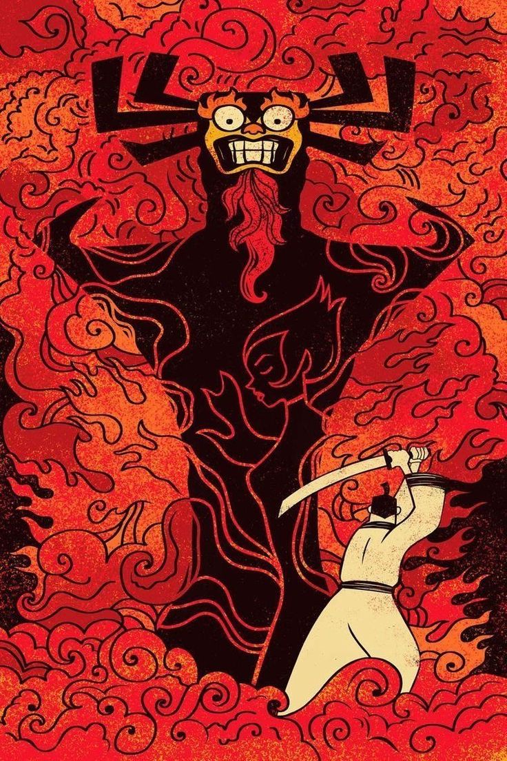 Bookmarks / X Samurai Jack Wallpapers, Samurai Jack Aku, Afro Samurai, Samurai Jack, Graphic Design Posters, Cartoon Network, Cartoon Art, Comic Art, Pop Culture