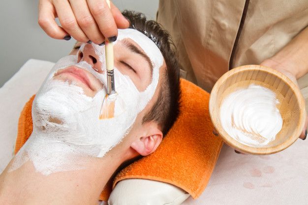 Facial Images, Men Spa, Mens Facial, Massage Center, Free Brush, It Cosmetics Brushes, Hair Gel, Men Care, Mens Skin Care