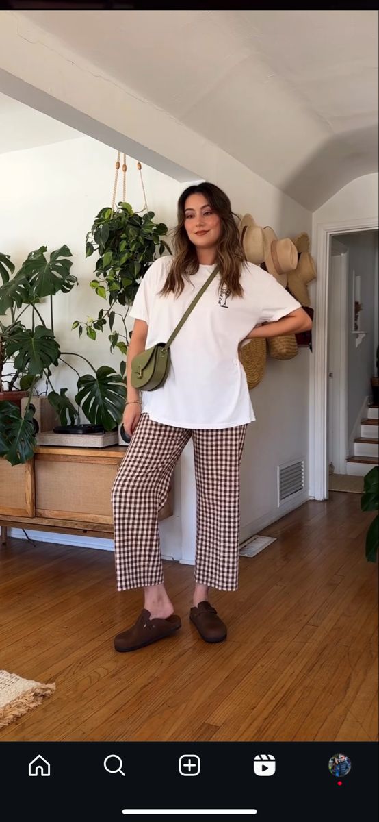 Casual Gingham Pants For Workwear, Casual Gingham Workwear Pants, Gingham Pants Outfit, Gingham Cotton Pants, Spring Gingham Ankle-length Pants, Gingham Ankle-length Workwear Pants, Gingham Pants, Pants Outfit, Business Casual