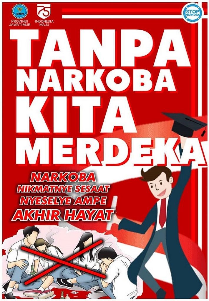 Tanpa Narkoba Kita Merdeka Belajar Gambar Tarian Gambar Lucu