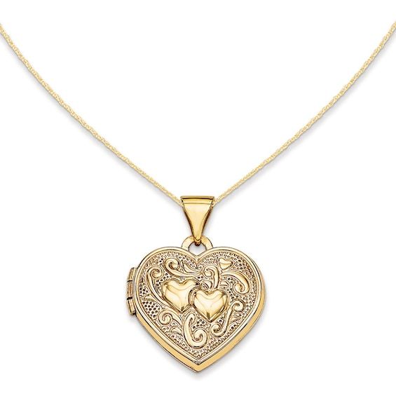 Victoria Kay, Locket Necklace Vintage, Gold Heart Locket, Gold Locket Necklace, Peoples Jewellers, Gold Locket, Cluster Necklace, Gold Diamond Necklace, Bezel Set Diamond