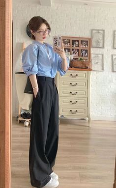 Girly Office Outfits, Korean Formal Outfit, Korean Business Fashion, Korean Business Casual, Comfy Trendy Outfits, Outfit Korean Style, Korean Fashion Outfits, Korean Casual Outfits, Business Casual Outfits For Work