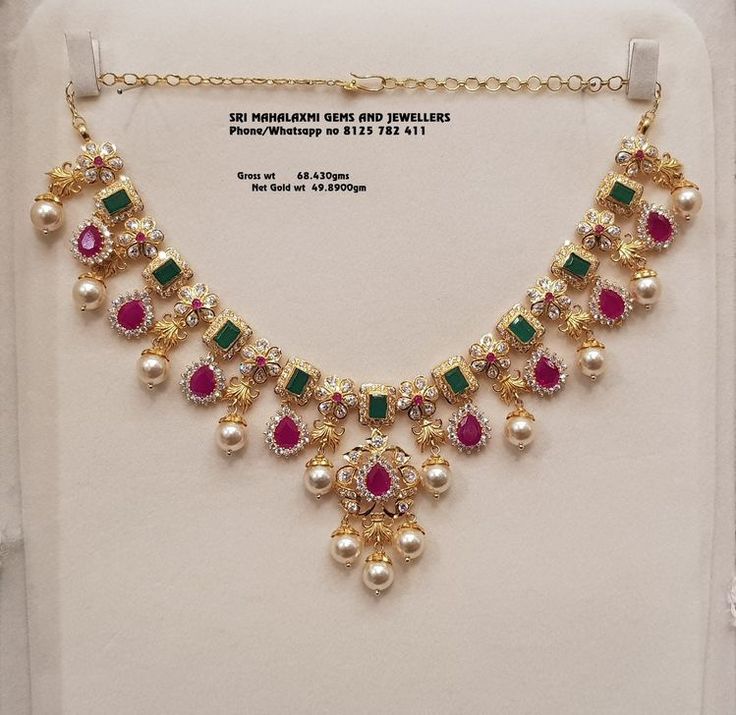 Emeralds Necklace, Ruby Jewelry Necklaces, Gold Jewelry Simple Necklace, 15 December, Trendy Jewerly, Beautiful Gold Necklaces, Gold Necklace Indian Bridal Jewelry, Gold Jewelry Stores, Gold Pendant Jewelry