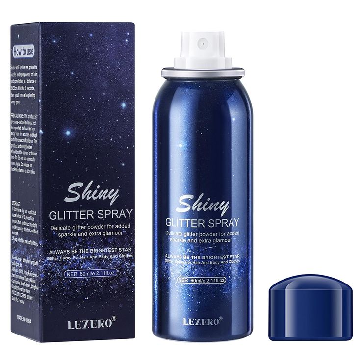 PRICES MAY VARY. SHINY BODY GLITTER SPRAY — This is a multi-purpose temporary body glitter spray. It is made of natural ingredients and high quality glitter. You can spray it on your body, hair, face, skin or clothing, make you the center of attention under the lights of a party or nightclub. LONG LASTING & WATERPROOF — Holographic Glitter Spray is superior waterproof, long lasting and quick-dry, and the safe ingredients make it suitable for most skin types. Simply spray glitter on your body/hai Body Glitter Spray, Glitter Hair Spray, Shimmer Spray, Face Highlighter, Body Shimmer, Glitter Spray, Makeup Spray, Nightclub Party, Stage Makeup