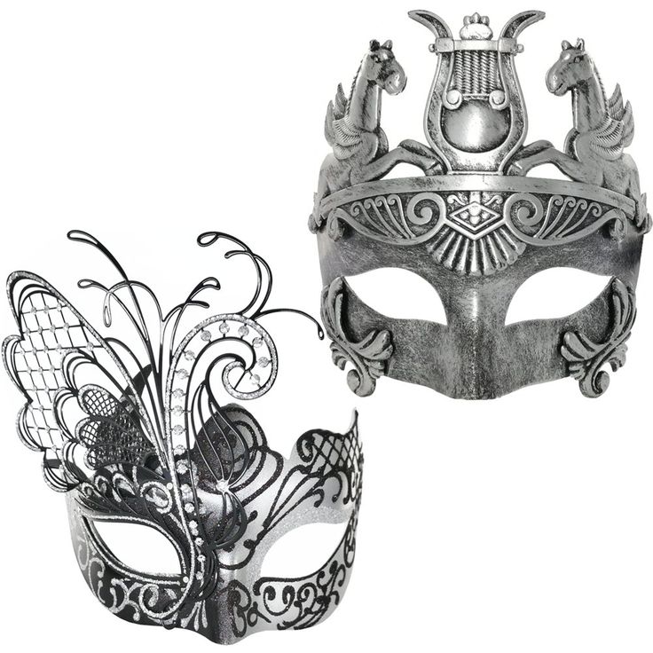 PRICES MAY VARY. Lightweight and easy to wear：They were comfortable to wear & went perfectly with the costumes for masquerade parties，you will become the focus of the party Quality design: Made from eco-friendly plastic,The design of adjustable elastic band, make sure you no more uncomfortable and slipping mask Unique style: Our stylish, sophisticated, absolutely gorgeous masks make you look like king and queen Occasion: Mask couple date,Party Ball,Costume Party ,Birthday Gift，Fashion Show, Hall Masquerade Couple, Steampunk Halloween Costumes, Warrior Men, Silver Masquerade Mask, Mardi Gras Wedding, Mask Venetian, Steampunk Bird, Halloween Costume Props, Steampunk Halloween