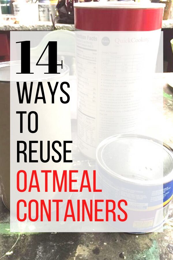 Check out these easy and cheap ideas to reuse oatmal cans and make beautiful home decor ideas on a budget. Check out these cool and creative things to do with oatmeal cans. #hometalk Oatmeal Container Crafts, Canister Diy, Canister Crafts, Oatmeal Canister, Diy Oatmeal, Reuse Containers, Oatmeal Container, Cheap Ideas, Organizing Hair Accessories