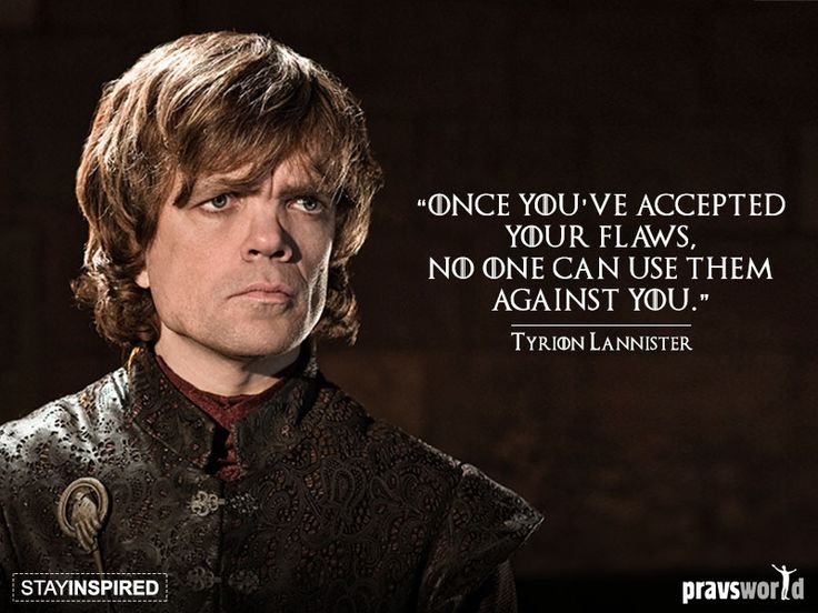 tya and lannister quote from the tv game of thrones, with image of jon's face