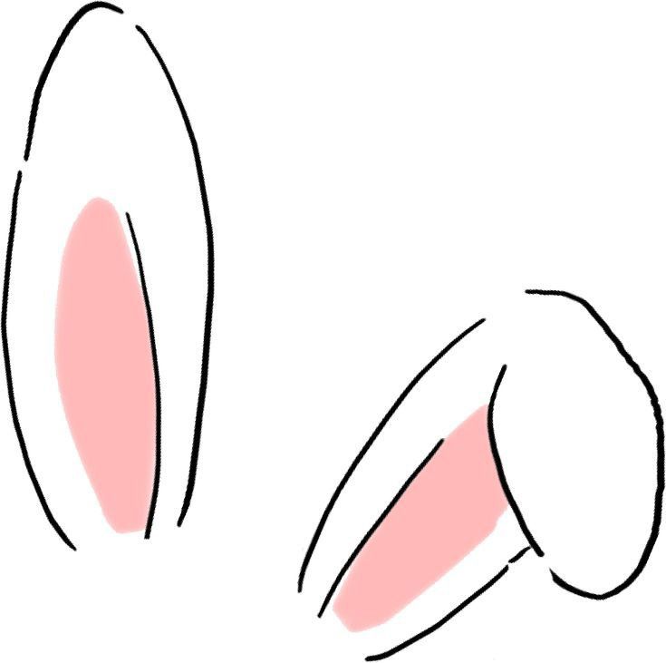 a drawing of two different shapes on a white background, one with pink and the other black