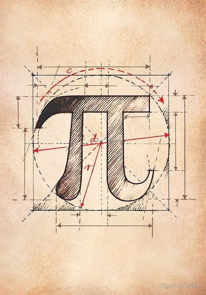 a drawing of the pi symbol