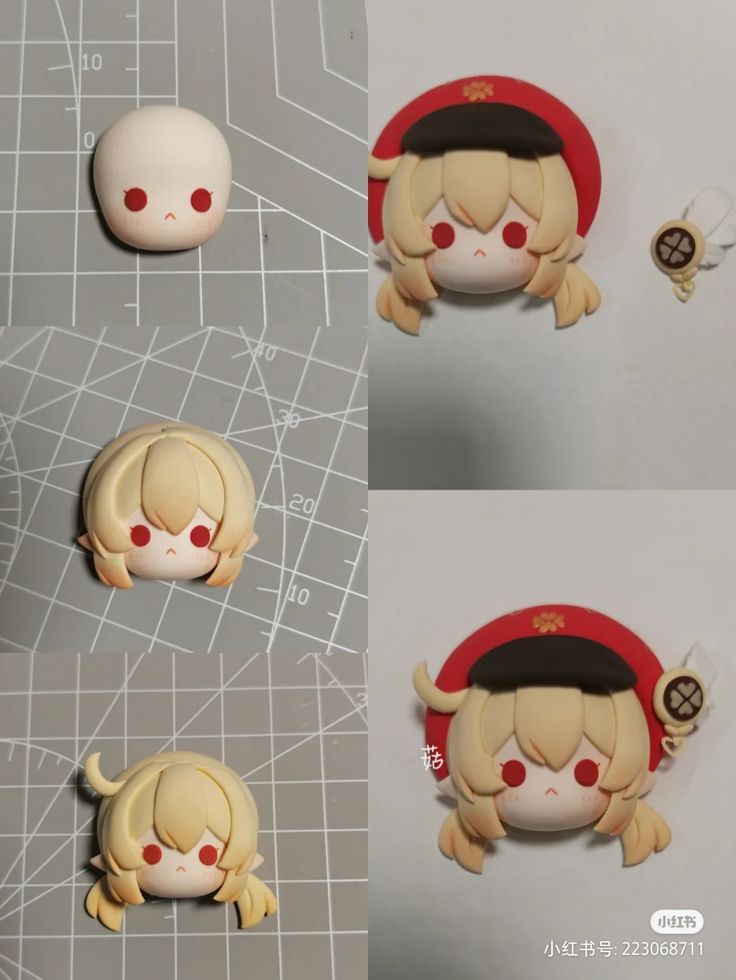 Anime Clay, Diy Fimo, Sculpture Art Clay, Clay Diy Projects, Clay Crafts Air Dry, Anime Crafts, Cute Polymer Clay, Cute Clay, Clay Art Projects