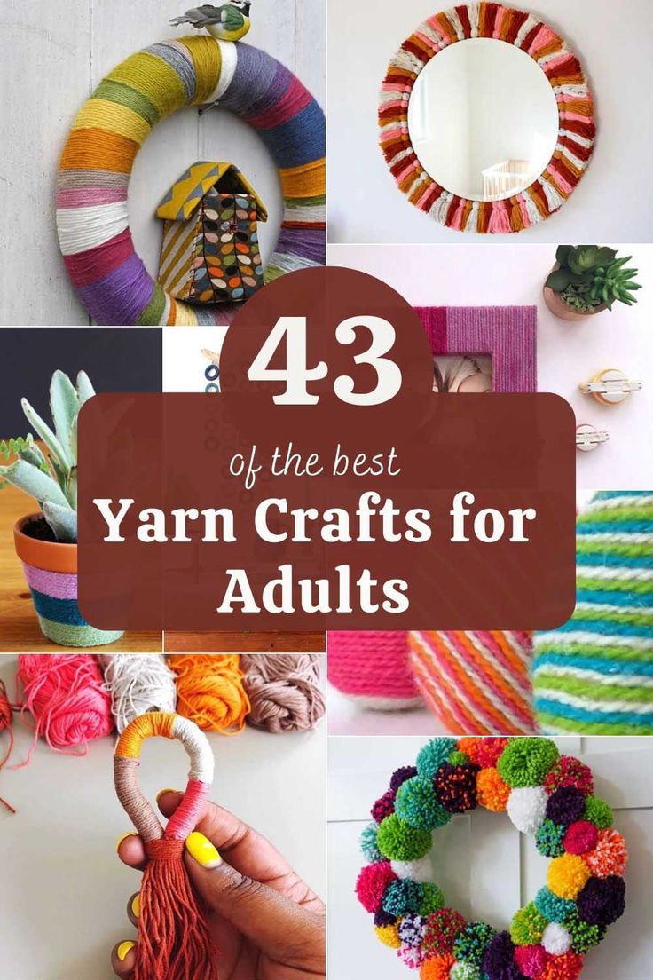 yarn crafts for adults with the title 43 of the best yarn crafts for adults