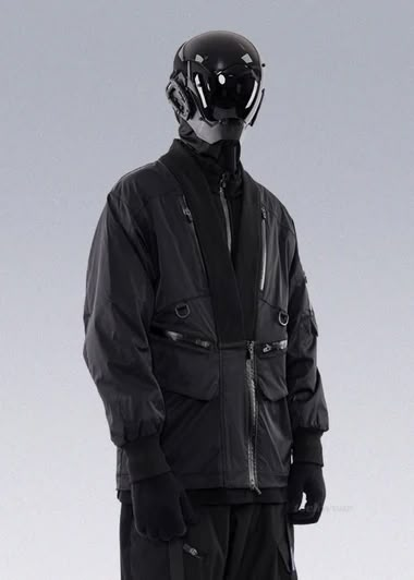 Techwear 4.0 Upgraded Version Kimono - WHYWORKS® - X Techwear Girl, Black Techwear, Techwear Jacket, Tech Wear Fashion, Techwear Outfits, Goth Clothes, Reflective Jacket, Winter Fit, Cyberpunk Fashion