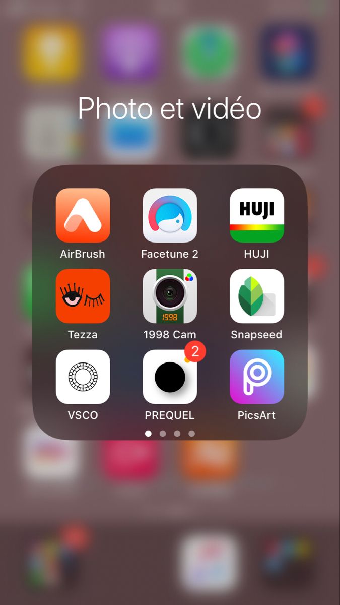 an iphone screen with several different app icons on the bottom left corner and right side