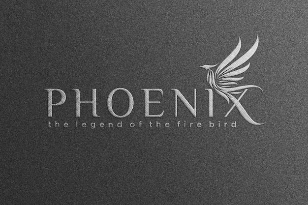 the logo for phoenix, the legend of the firebird is shown