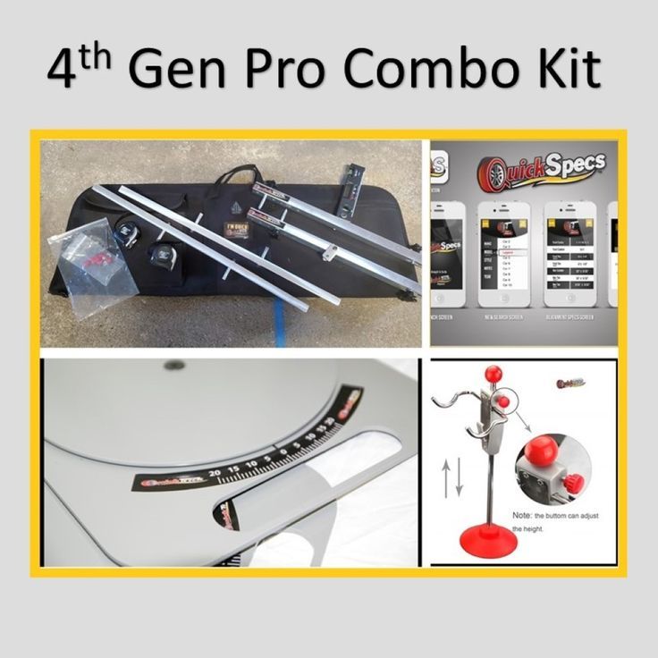 four different types of snowboards and skis with the words, 4 gen pro combo kit