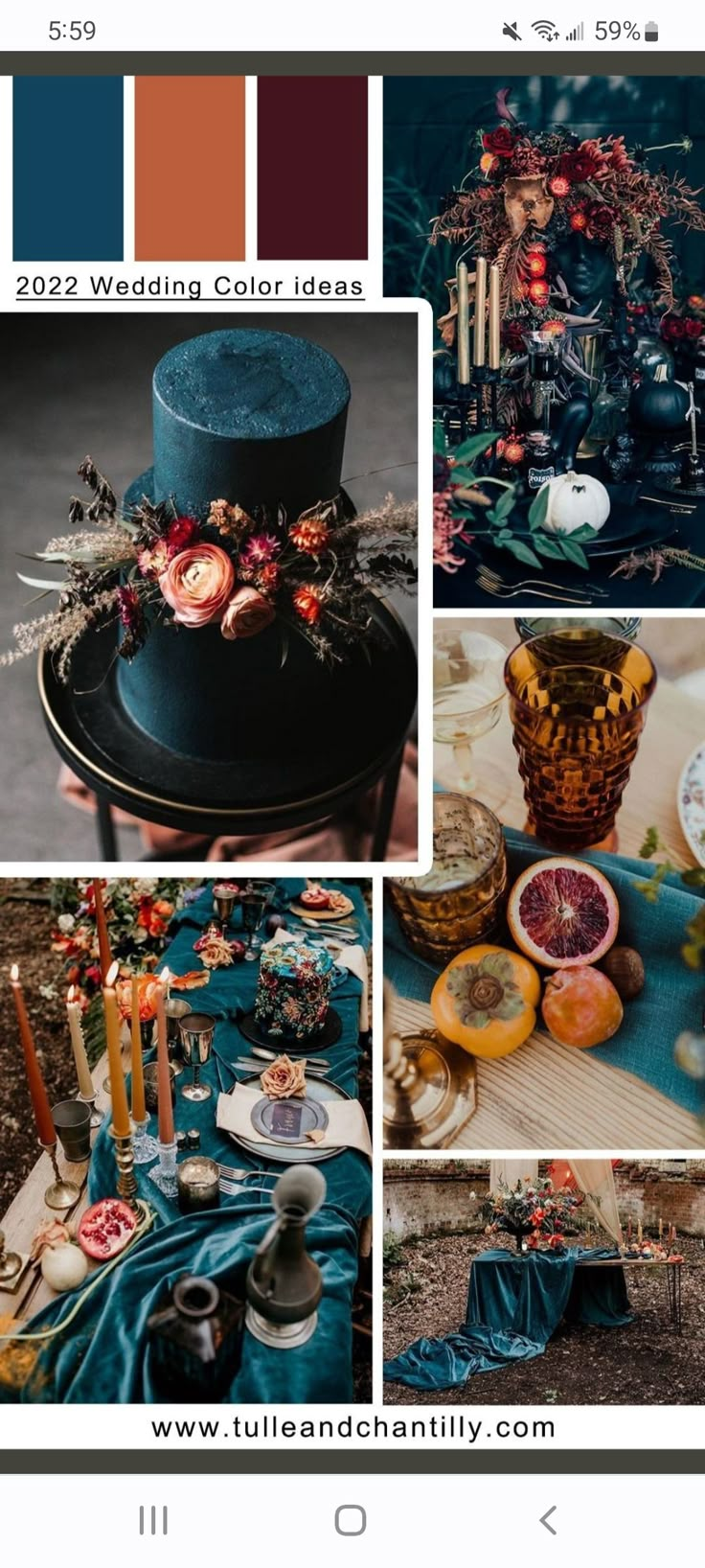 a collage of photos with different colors and designs on them, including candles, plates, flowers, and other items