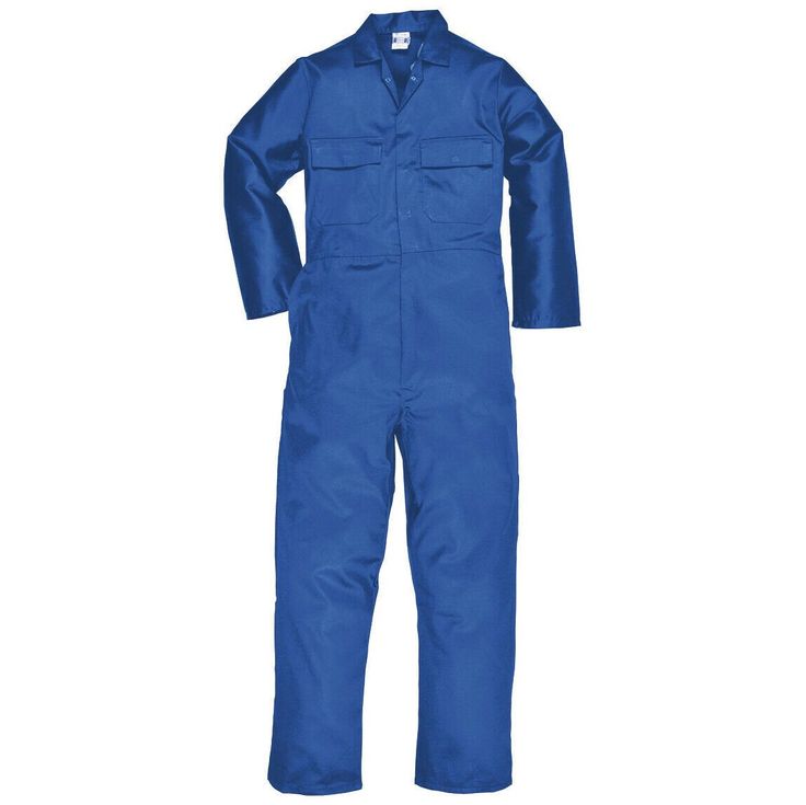 "Personalised Overalls These Custom Printed Coveralls feature a 2 breast pocket with flaps, 2 side pockets with access, Hip and rule pocket, Stud front fastening and Side elastic. These Personalised Coveralls are made of 65% Polyester, 35% Cotton and Waist elastication meaning that they are super comfy to wear and very durable. Our PersonalIsed Workwear Overalls come in 4x different sizes and 3 different colours as shown below. These are chest measurements. M 40/41\" L 42/44\" XL 46/47\" 2XL 48\ Mechanic Overalls, Mechanic Coveralls, Work Coveralls, Coverall Jumpsuit, Safety Vest, Boiler Suit, Mens Workwear, Personalized Embroidered, Quality Fabric