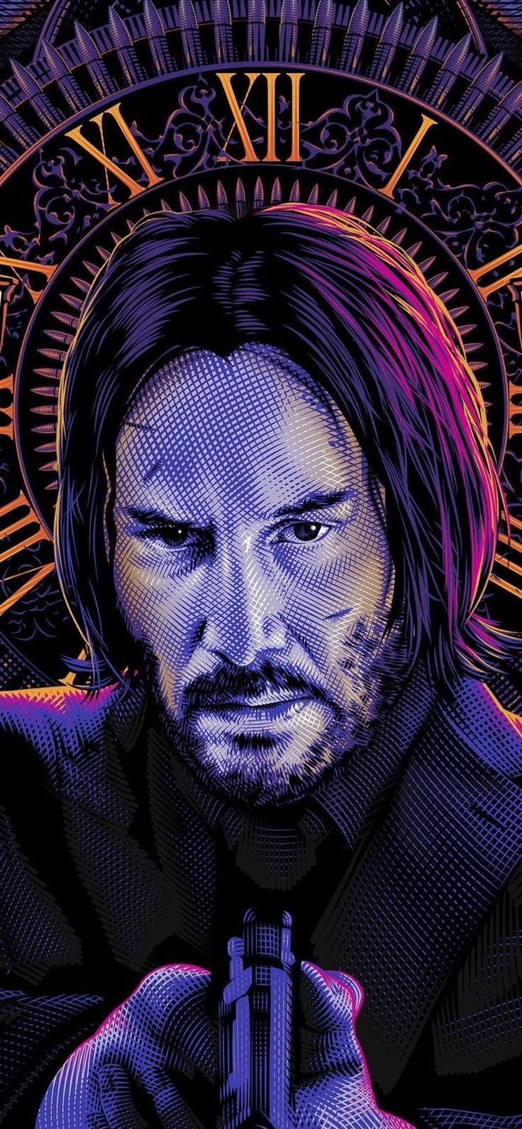 John Wick Hd, Romance Movie, Actors Illustration, John Wick Movie, Keanu Reeves John Wick, Movie Artwork, The Boogeyman, Davy Jones, Baba Yaga