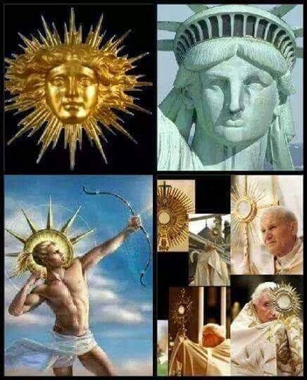 Satanic Ritual, Bible Contradictions, False God, God Worship, Catholic Symbols, Dark Souls Artwork, Ancient Discoveries, Sun Worship, Roman Names