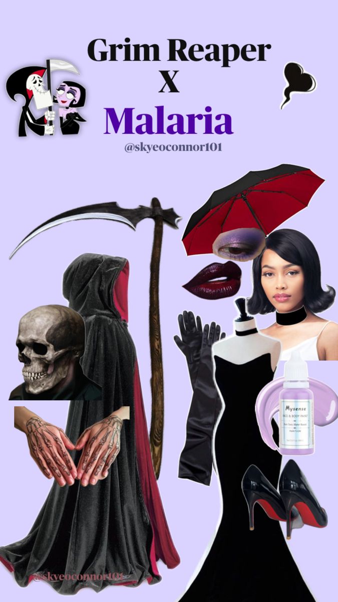 the cover to grim reaper x malaria