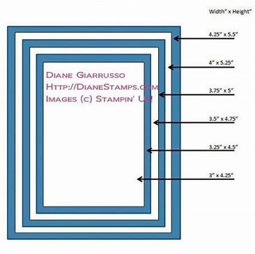 the diagram shows how to make a frame for an image with measurements and names on it