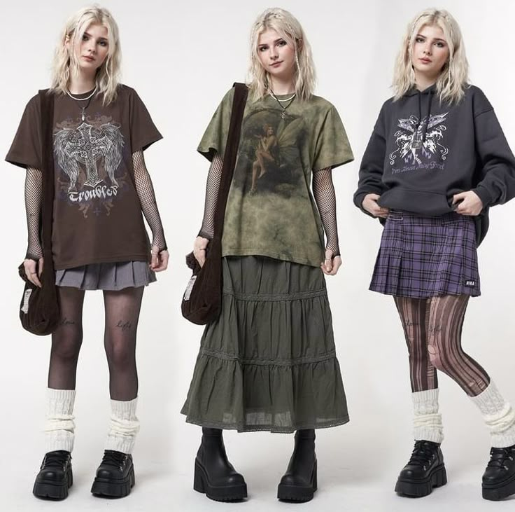 Forest Grunge, Sick Fits, Japan Fits, Minga London, Grunge Clothes, 일본 패션, Style Bundle, New Rock, Alt Fashion