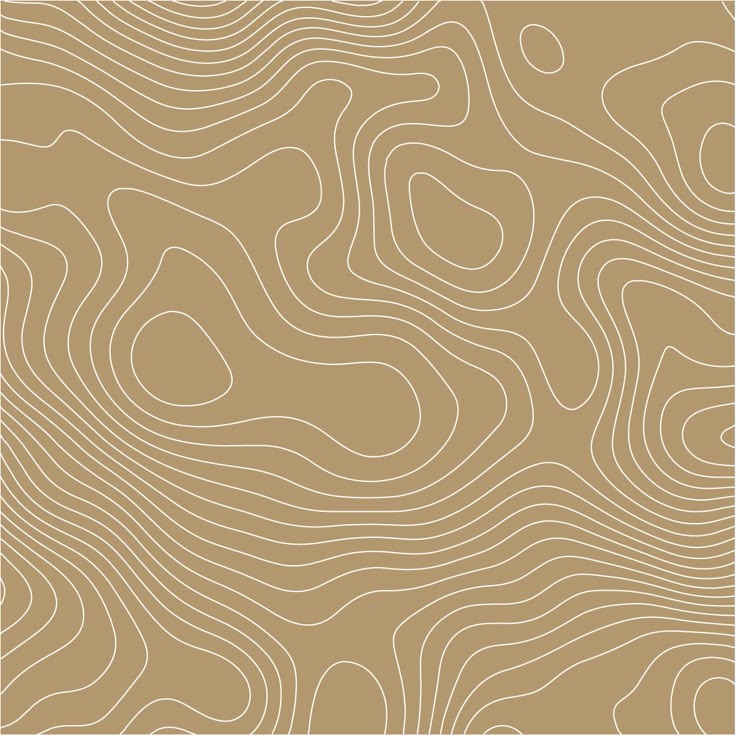 a brown and white background with lines in the shape of mountains or hills on top of each other