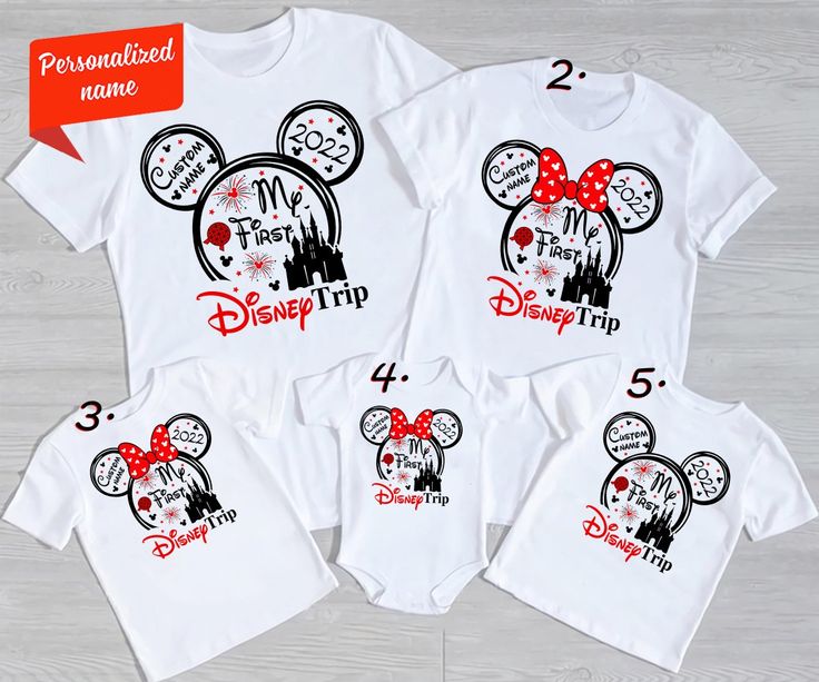 Custom 2022 Disney Vacation Family Matching T-shirt Disney Logo T Shirt, Family Disney Outfits, Disney Family Trip, Disney Family Outfits, Disneyland Family Shirts, Family Disney Shirts Matching, Kids Disney Shirts, Disney Family Vacation Shirts, Disney Vacation Shirts