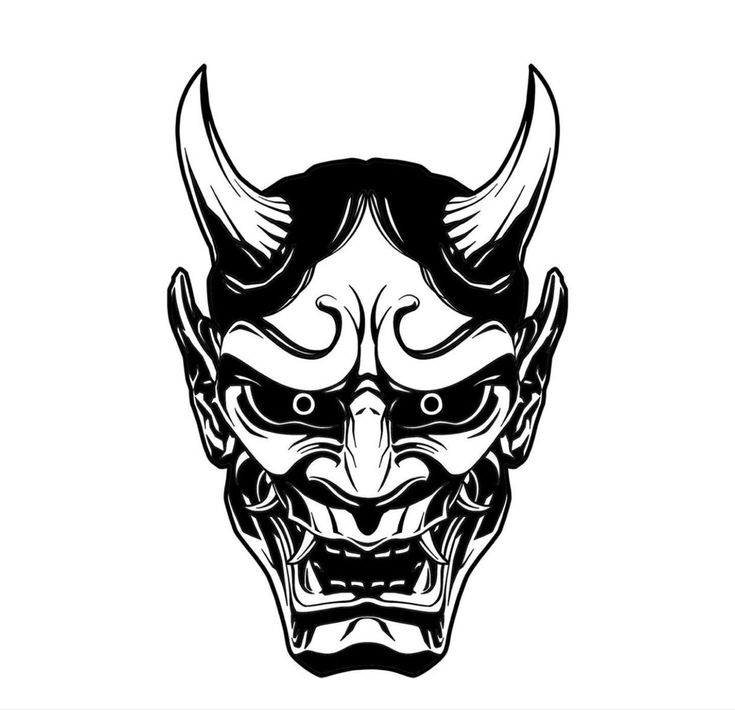 Hannya Maske Tattoo, Mascara Hannya, Hanya Mask Tattoo, Hannya Maske, Samurai Mask Tattoo, Oni Maske, Mascara Oni, Blatt Tattoos, Japanese Mask Tattoo