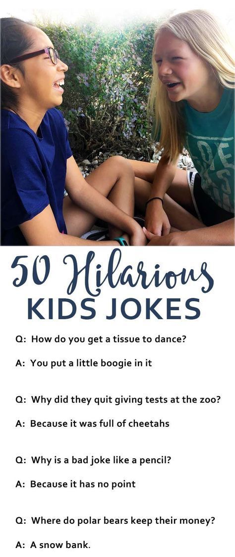 50 jokes appropriate for kids! Jokes Kids, Kids Jokes, Hilarious Jokes, Funny Jokes For Kids, Kids Laughing, Jokes And Riddles, Bad Jokes, Jokes For Kids, Gentle Parenting