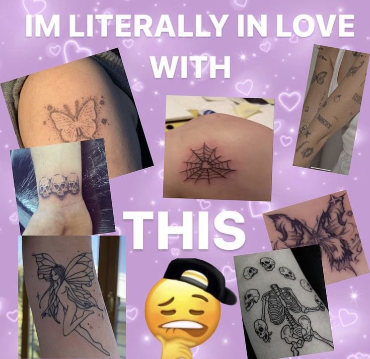 there are many different tattoos on this page