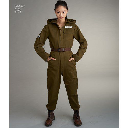 Simplicity Pattern 8722 Misses', Men's, and Teens' Costumes Techwear Fashion, Flight Suit, Costume Sewing Patterns, Costumes For Teens, Costume Patterns, Simplicity Sewing, Star Wars Rebels, Simplicity Sewing Patterns, Sewing Pattern Sizes