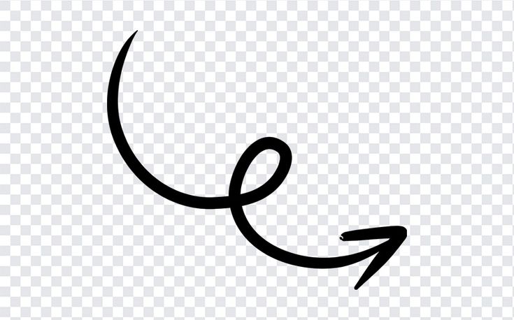 Curly Arrow PNG Curved Arrow Png, Cute Arrow Png, Ok Png, Arrow Icon Png, Arrow Sketch, Arrows Png, Arrow Silhouette, Round Arrow, Arrow Template