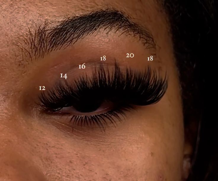 Chunky Lash Extensions, Wispy Doll Eye Lash Map, Color Lash Sets, Lash Set Names, Eye Lash Extensions Styles Mapping, Lash Map Black Women, Lash Cluster Ideas, Classic Lash Set Mapping, Fluffy Lashes Extensions