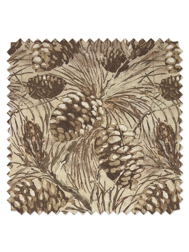 pinecones linen fabric by nathan turner beige Raw Canvas, Geometric Vintage, Fabric Wall Art, Matching Wallpaper, Fabric Wall, Cotton Pillow, Linen Pillows, Diy Fabric, Acrylic Art