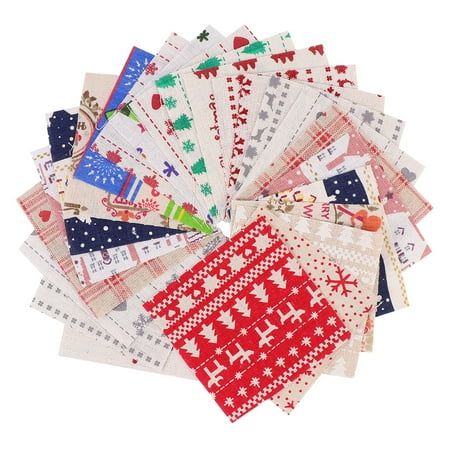 a pile of christmas themed napkins sitting on top of each other