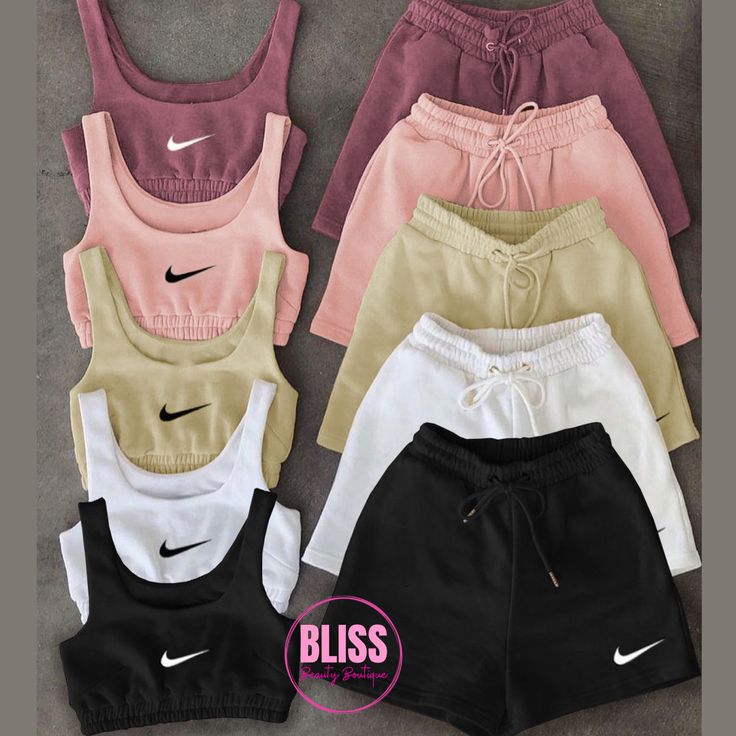 Trend Setter 2-piece set | Bliss Beauty Cute Nike Outfits, Shorts Sets, Cute Lazy Outfits, Cute Nike, Trendy Outfits For Teens, Swag Outfits For Girls, Tomboy Style Outfits, Trendy Summer Outfits, Cute Comfy Outfits