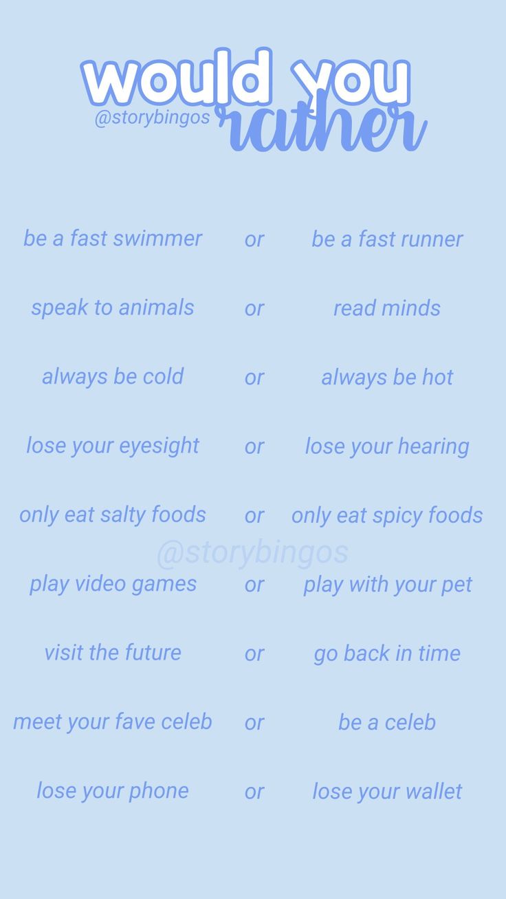 the words would you rather be a father? are in blue and white text on a light blue background