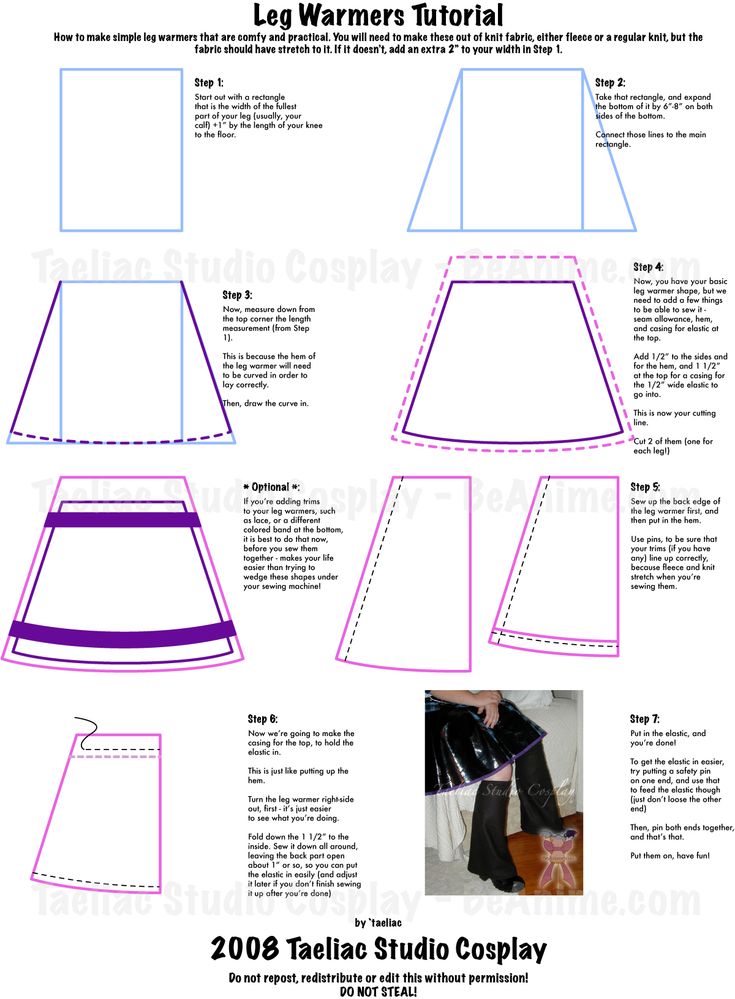 the instructions for how to make a skirt