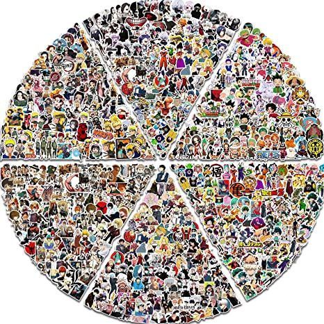 a large circle with many different pictures on it