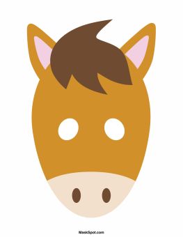 a brown horse's head is shown on a white background