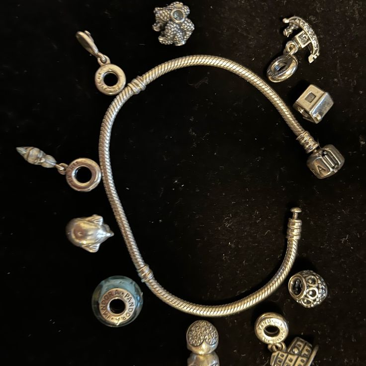 For The Beach Loving Italian Girl! 8” Bracelet 10 Authentic Pandora Charms Original Box With Pouch, 3 Small Charm Boxes I Have Receipts For Proof Of Authenticity I Purchased Many Myself Charms, Seahorse, Flip Flop, Aqua Marano Glass, Starfish W Stone, Dolphins, Colosseum, Gondola, House Home, Sweet Home, Heart With Stone Clasp, Filigree. Italian Girl, Pandora Silver, Small Charms, Pandora Bracelet, Pandora Jewelry, Home Sweet Home, Pandora Charms, Flip Flop, Womens Jewelry Bracelets