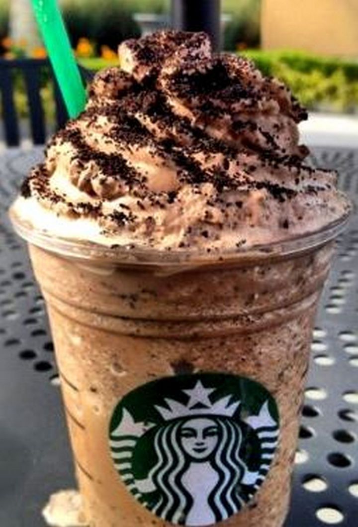 a starbucks drink with chocolate and whipped cream