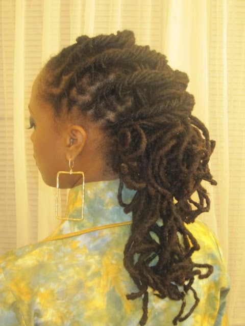 Styled Locs New Natural Hairstyles, Short Locs Hairstyles, Dreadlock Styles, Dreads Styles, Hair Locks, Dread Hairstyles, Sisterlocks, Dreadlock Hairstyles, Natural Hair Inspiration