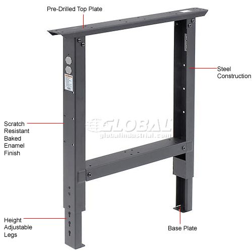 an image of a metal shelf with two shelves on one side and the other end