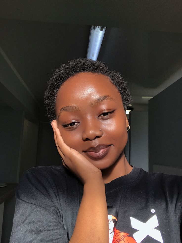 Clear Skin, Black Girl, Dark skin girls, short natural hair, big chop, 4b/c hair. 4b Big Chop, Big Chop 4c Hair, Short Hair 4c, Short African Hairstyles, Short 4c Natural Hair, Blk Aesthetic, Short 4c Hair, Mini Afro, Big Chop Hairstyles