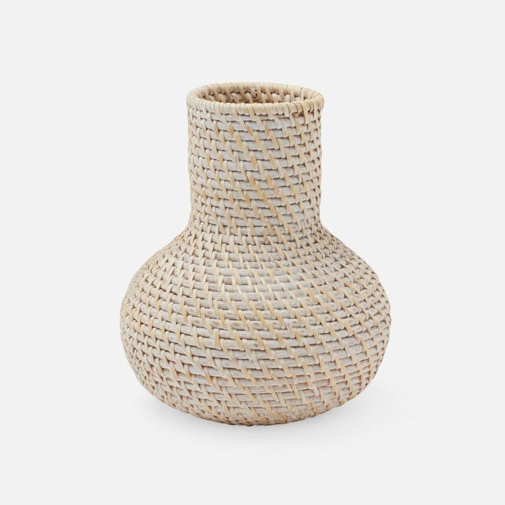 made goods bolton vessel set small front Air Lounge, Woven Rattan, Dried Floral, Breath Of Fresh Air, Made Goods, White Wash, Vases Decor, Dried Flowers, Floral Arrangements