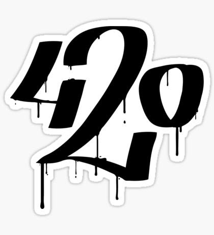 the number twenty nine with dripping paint on it sticker is shown in black and white