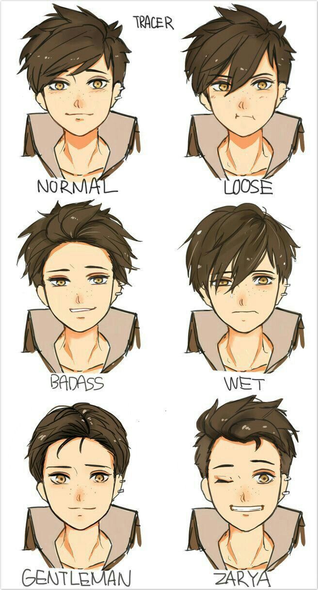 the different types of hair for boys with brown eyes and black hair, which are not very